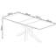 Sang Rectangular Extending Ceramic Dining Table-1234815663-1234815662
