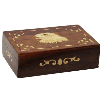 Amatury Wooden Decorative Trunk