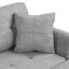 Canapé modulaire moderne de 121,3 po avec repose-pieds et canapé modulaire en U avec 2 coussins décoratifs Modern-723089573