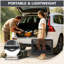 Table de camping de 3 pi avec bureau en filet, petite table de barbecue pliante et portable
