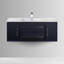 Ensemble de meuble-lavabo mural simple 48 po avec plateau en marbre Milano-1142586992