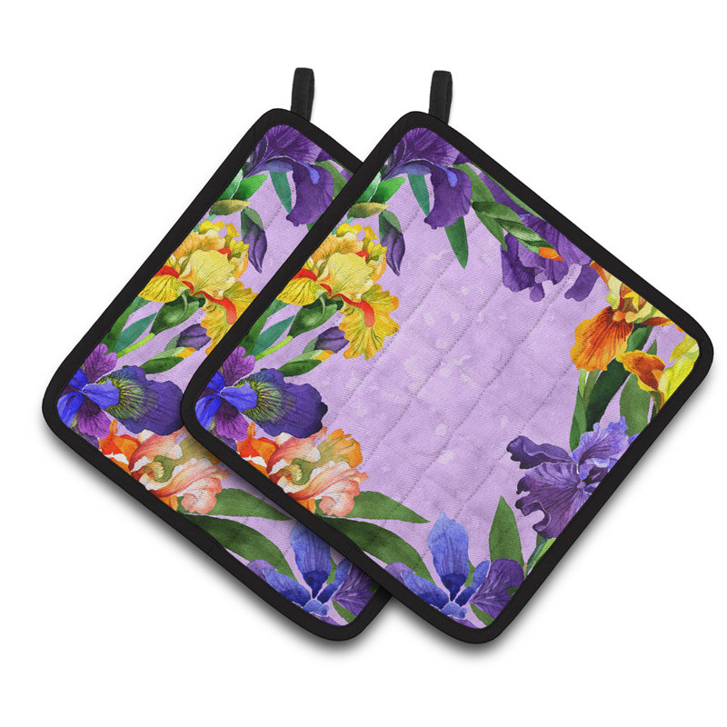 Cuisinier poignée irises caroline trésors
