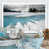 Toile blanche avec cadre photo