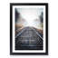 Train Tracks in the Mist - Picture Frame Painting Print-56855802-56855805