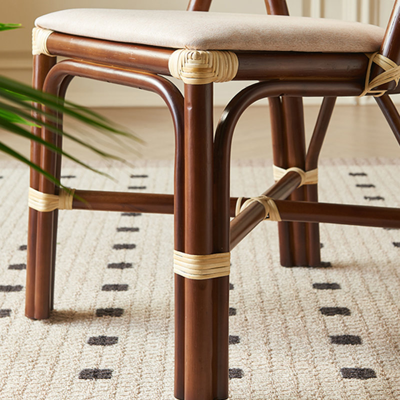 Rattan Modern Dining Table Sets., 29.53"H x 70.87"L x 31.5"W