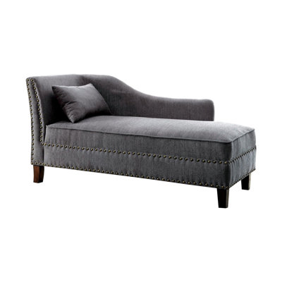 Chaise transitionnelle l 61,4 po, gris
