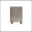 Table de chevet beige en velours