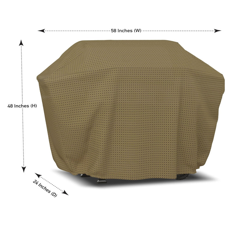 Covers & All Grill Cover, Beige, 48" H x 58" W x 24" D