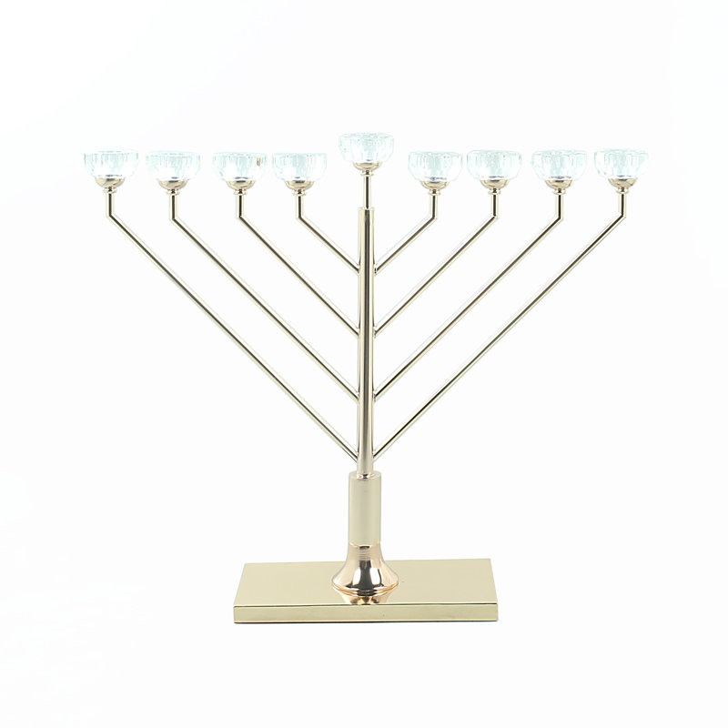 Glass Menorah