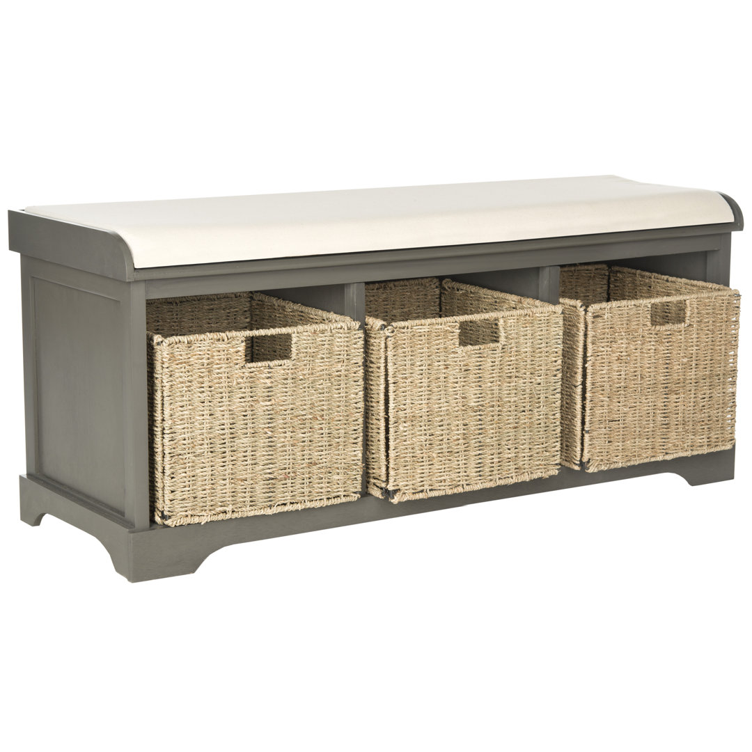 Loane Wicker Storage Bench