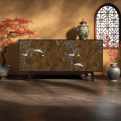 Chinese Style Solid Wood Storage Cabinet