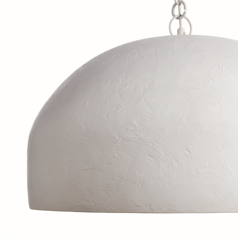 Petit luminaire suspendu Thayer, H 13 po x l 24 po x P 24 po, Blanc