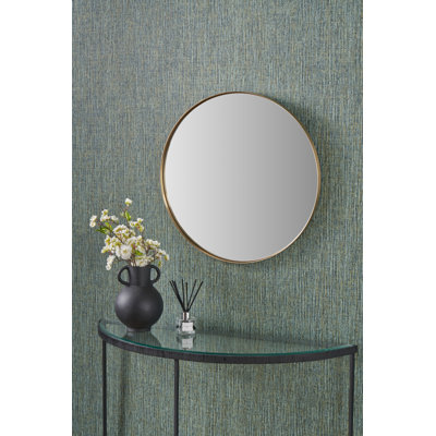 Stainless Steel Round Wall Mirror