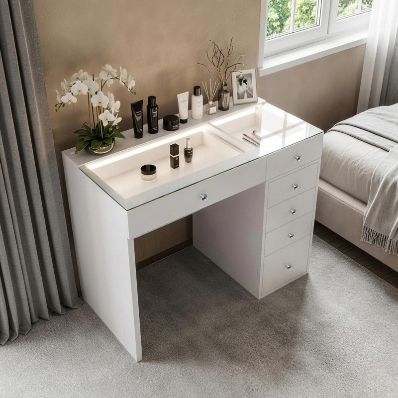 Dressing Table with LED Lights