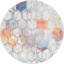 Tapis gris / orange Baxter-31884321
