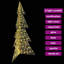 vidaXL Christmas Tree with 240 LEDs Acrylic-36832959-36832953