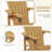 Gumbert Plastic Adirondack Chair-1598812787