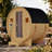 Traditional 4-Person Home Sauna, 6000W Heater With Stones, Canadian Cedar Wood, Max Temp 230°F, 220V