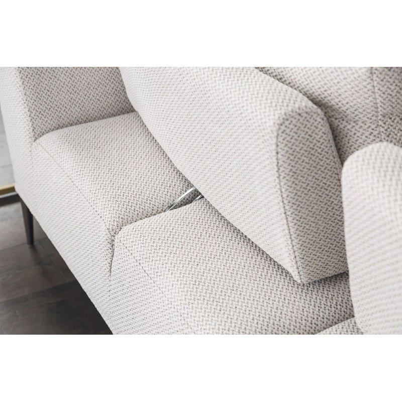 Canapé modulaire Kertu, Beige Chenille