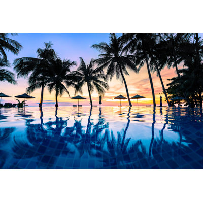 Summer Beach Vacation - Wrapped Canvas Print