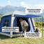 Outsunny Inflatable Camping Tent w/ Hand Pump Easy Setup-124632684