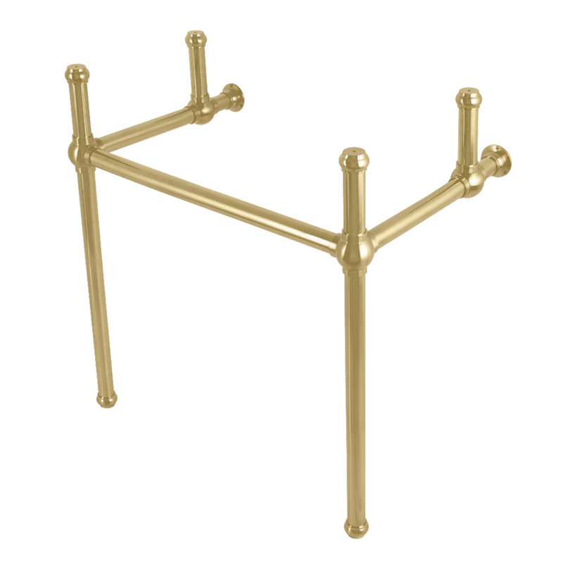 Kingston Brass Fauceture Brass Console Sink Legs, Brushed Brass