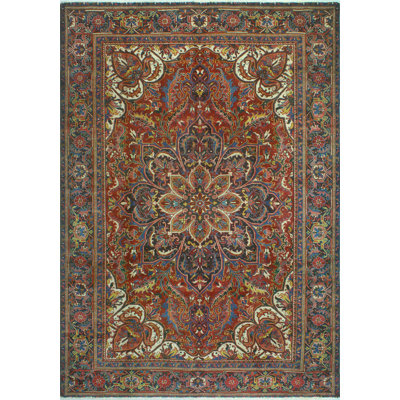 Breshuna One-of-a-Kind 7'7" X 10'8" 2022 Wool Area Rug Red