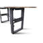 McMinnville Oak Rectangular Wood Top Dining Table with Steel Base