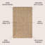 Tapis en jute naturel à gros losanges tissé à la main Mcgowan-1714777804