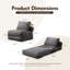 Fauteuil rabattable sans assemblage requis Rita-114246822