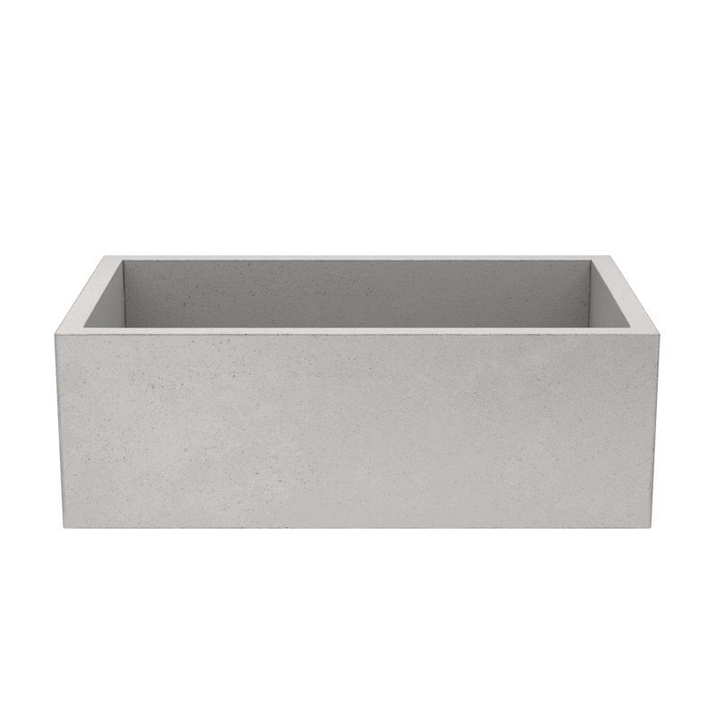 NativeStone® 30" L x 18" W Kitchen Sink, Ash