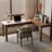 Walnut L-Shaped Solid Wood Writing desk with drawers desk-774418808-774418805