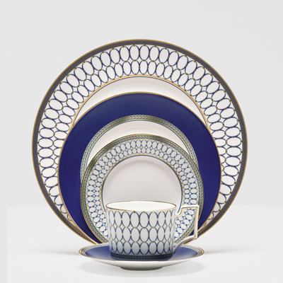 Wedgwood Renaissance Gold 5 Piece Place Setting