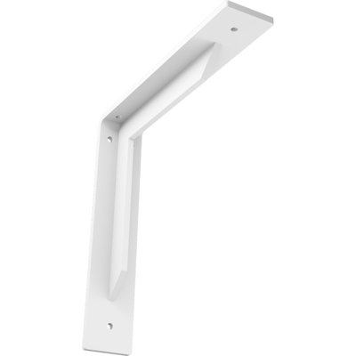 2"W x 10"D x 10"H Stockport Steel Bracket, White Primer