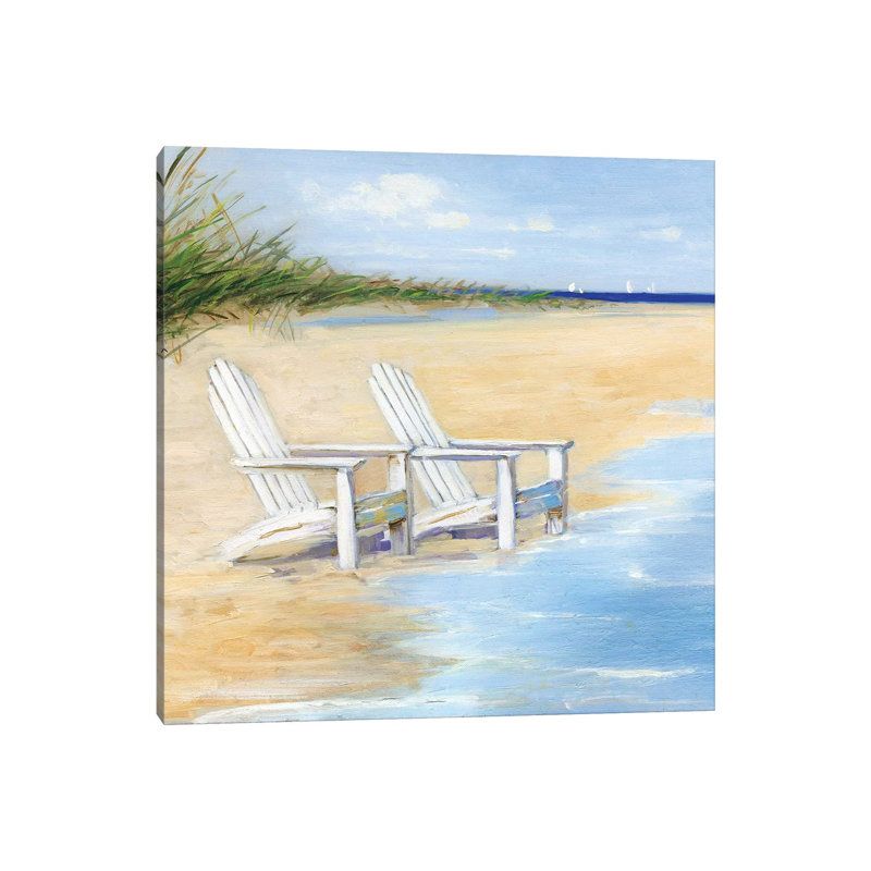 Water View by Sally Swatland - Wrapped Canvas Painting, 66.04 cm H x 66.04 cm W x 3.175 cm D