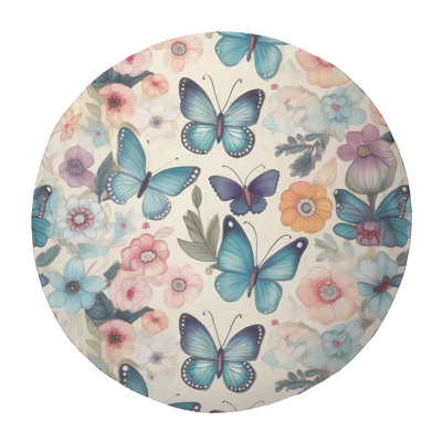Tapis tressé Flutters Blossoms