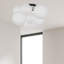 Plafonnier blanc opale Clarksdale 120 W-1547595856
