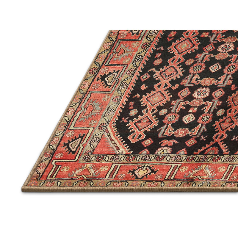 Tapis rouge à motif sud-ouest, Rectangle 5 pi x 7 pi