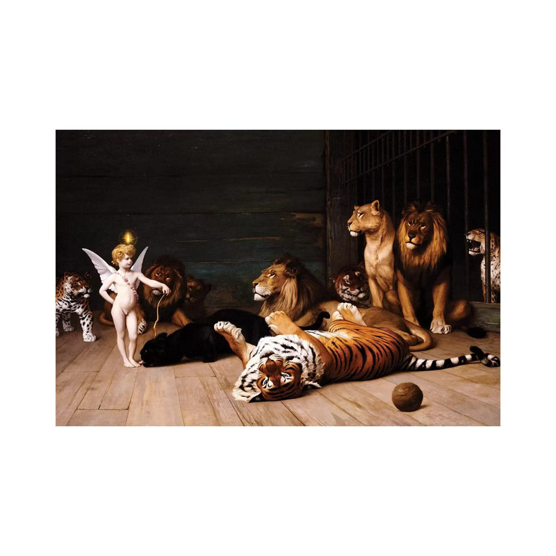Whoever You Are, Here Is Your Master by Jean Leon Gerome - Wrapped Canvas Painting, 20.32cm H x 30.48cm W x 1.91cm D