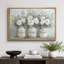 «Thankful Grateful Blessed Inspirational Green Floral Rustic Mason Jar», grande impression sur toile-119461003-98635538-98635537