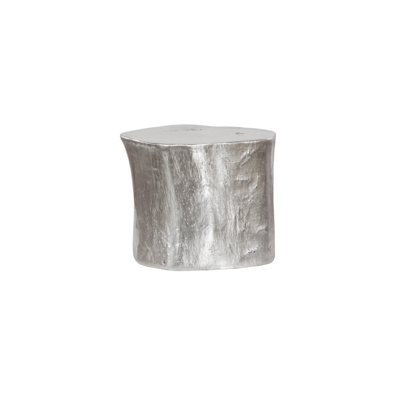 Log Dining Table, Silver