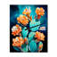 Cactus bleu brossé - horloge murale moderne Cactus-1041864649