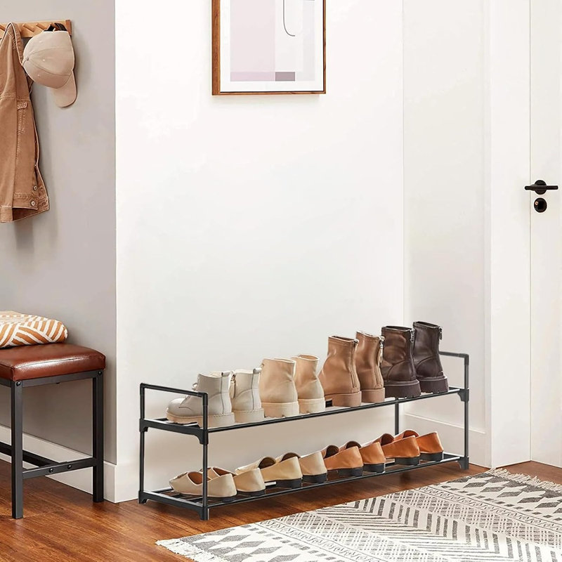 Range-chaussures - Range-chaussures en métal - Étagère de rangement pour chaussures