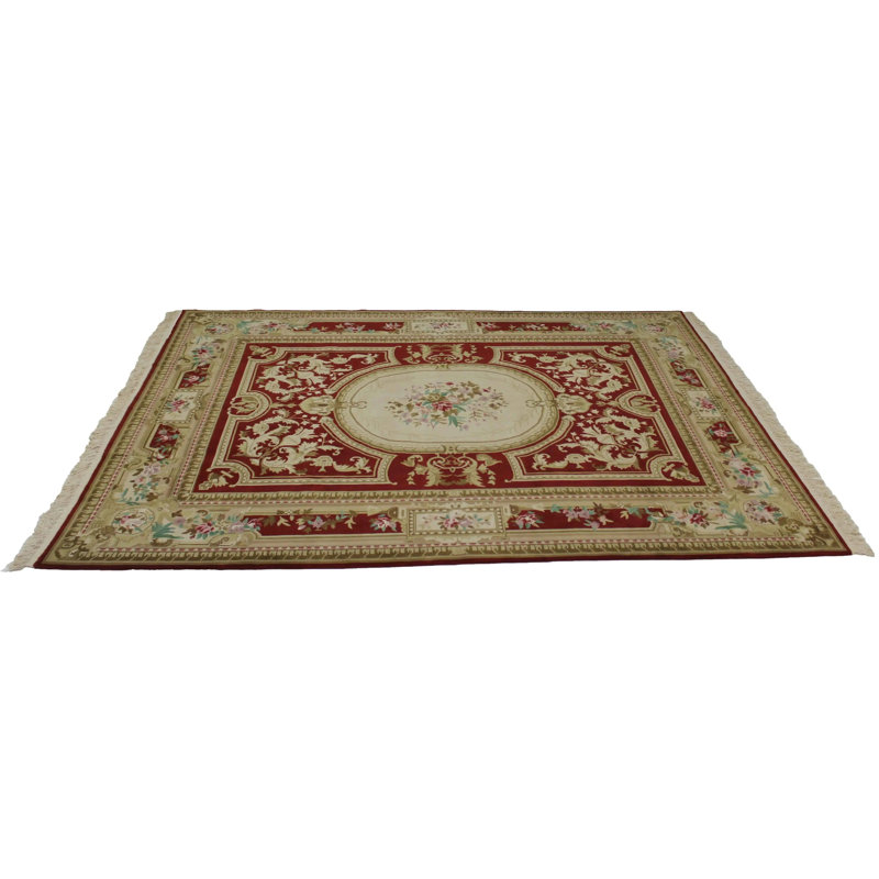 9'X12' Oriental Area Rug in Red