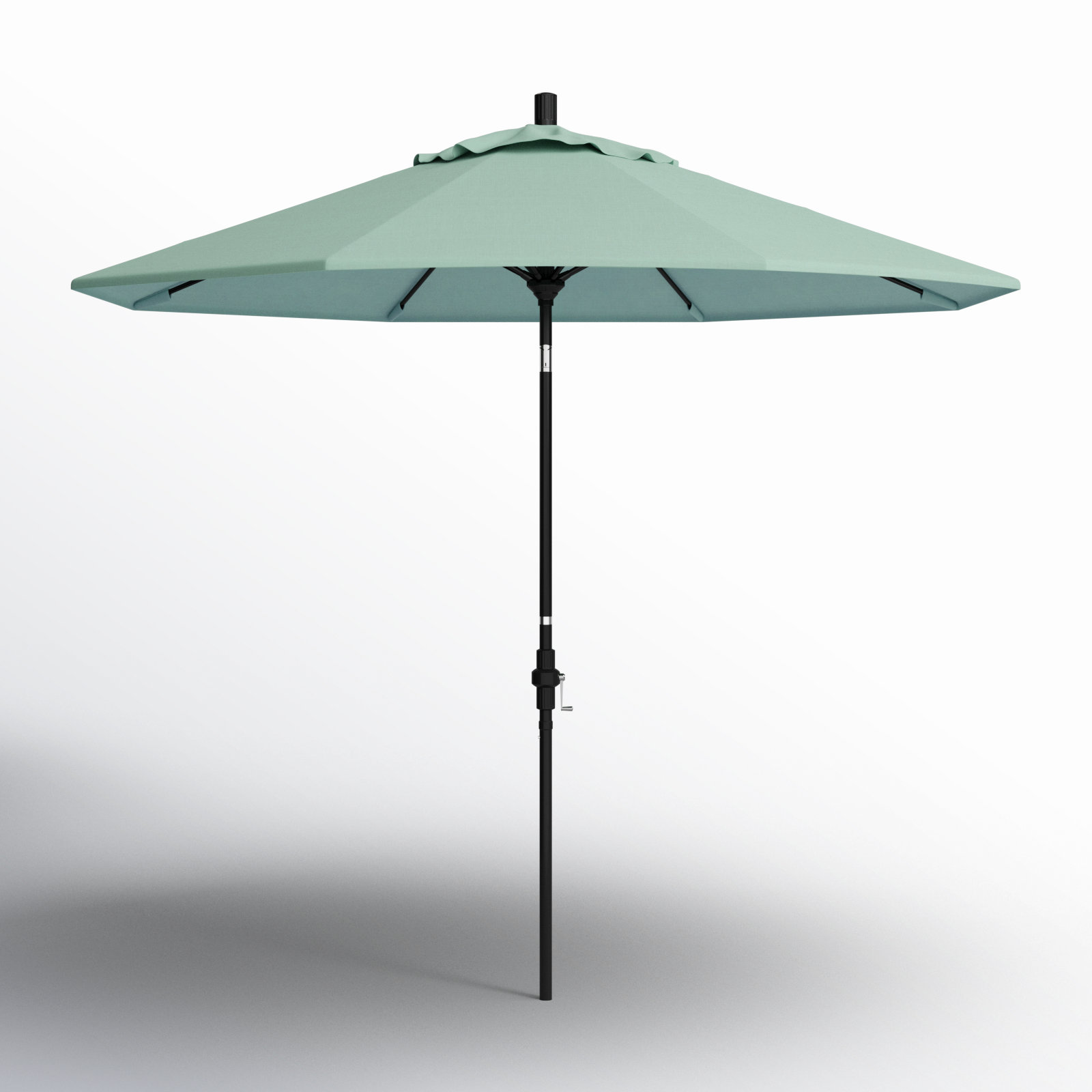 Roverta 9' Market Sunbrella® Umbrella, Macaw, Silver