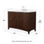 Palmilla 48" Freestanding Single Bathroom Vanity with Cultured Marble Top-1645448484-1645448485-1645448488