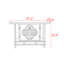 Console de style chinois en bois massif.-1300739022