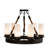 Kanyi 6 - Light Dimmable Wagon Wheel Chandelier