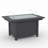 Cortina 25"(H) x 45"(W) Rectangle Fire Pit Table with Aspen Rock-Swivel Chair, (5-Piece)-93671264-101288187