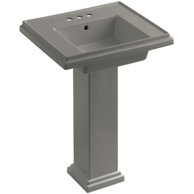 Tresham Fireclay Pedestal Bathroom Sink